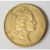 AUSTRALIA 1994 . ONE 1 DOLLAR COIN . ERROR . UNEVEN PLANCHET 